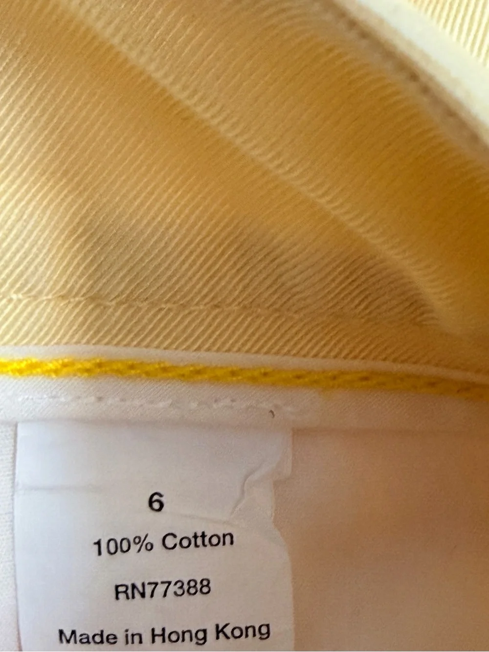 J Crew Women’s Size 6 Classic Twill City Fit Broken In Chinos Shorts Yellow